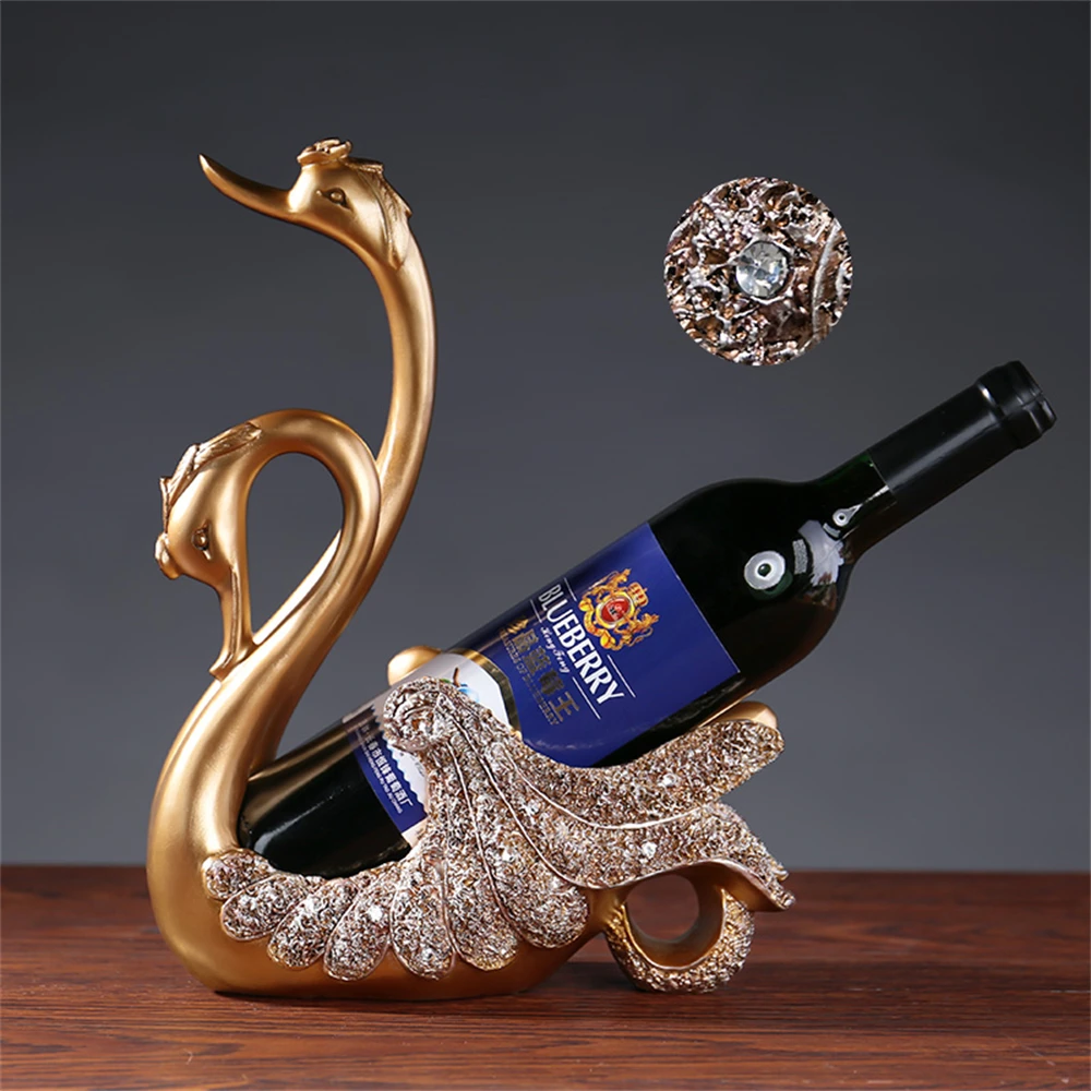 Creative Outdoor Resin Magical Aanimal Crystal Swan Glass Red Wine Rack Champagne Bottle Rack Wine Cabinet Decoration Bar Mold
Creative Outdoor Resin Magical Aanimal Crystal Swan Glass Red Wine Rack Champagne Bottle Rack Wine Cabinet Decoration Bar Mold