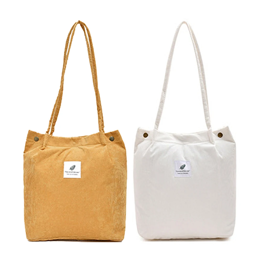 Reusable Shopping Bags for Women 2021 Black Brown White Red Fashion Corduroy Shoulder Bag Casual Tote Female Designer Handbags
Reusable Shopping Bags for Women 2021 Black Brown White Red Fashion Corduroy Shoulder Bag Casual Tote Female Designer Handbags
