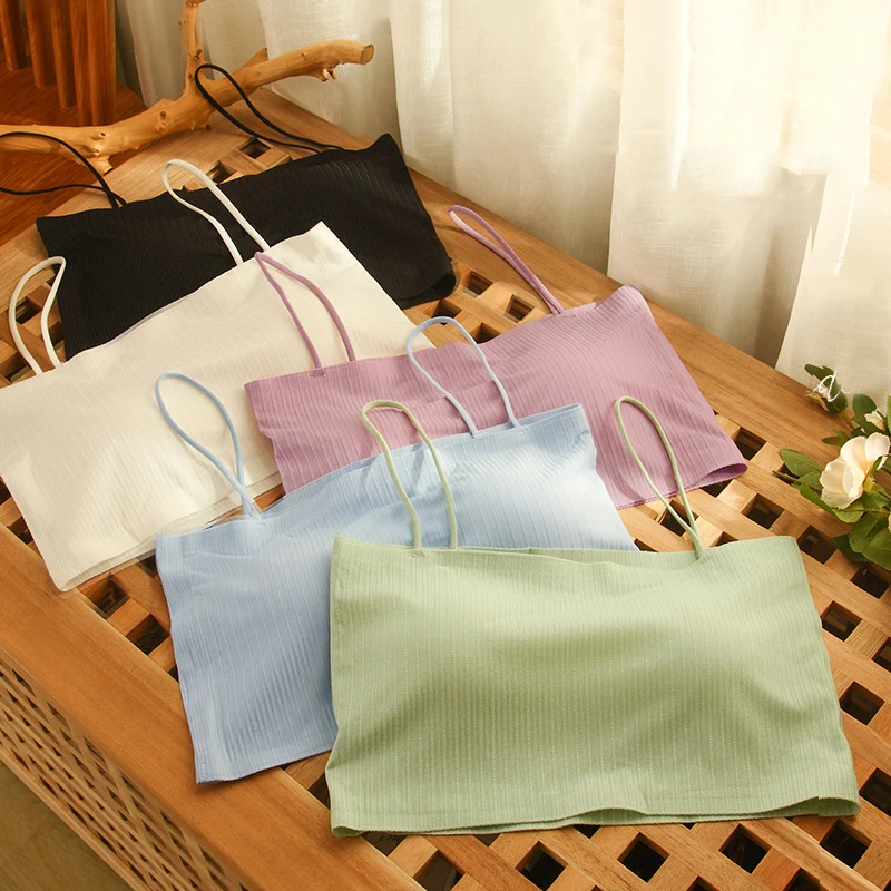 One-Line Anti-Glare Tube Top Bottoming Wild Underwear Thread Wrapped Chest Thin Suspenders With Chest Pad Bra Female
One-Line Anti-Glare Tube Top Bottoming Wild Underwear Thread Wrapped Chest Thin Suspenders With Chest Pad Bra Female