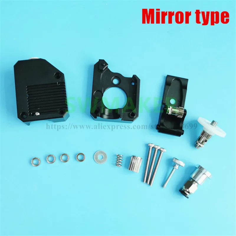 All metel BMG Bowden Extruder Cloned Btech Dual Drive Extruder W heat sink for TPU Wanhao D9 Creality CR10 Ender 3 Anet E10
All metel BMG Bowden Extruder Cloned Btech Dual Drive Extruder W heat sink for TPU Wanhao D9 Creality CR10 Ender 3 Anet E10