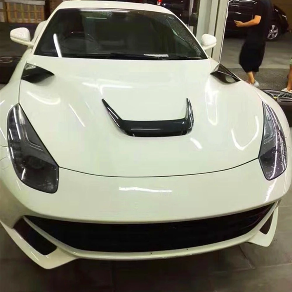 3pcs Real Dry Carbon Fiber Front Engine Bonnet Covers For Ferrari F12 Berlinetta 2012-2015 Car Air Out Hood Bumper Trims Cowling
3pcs Real Dry Carbon Fiber Front Engine Bonnet Covers For Ferrari F12 Berlinetta 2012-2015 Car Air Out Hood Bumper Trims Cowling