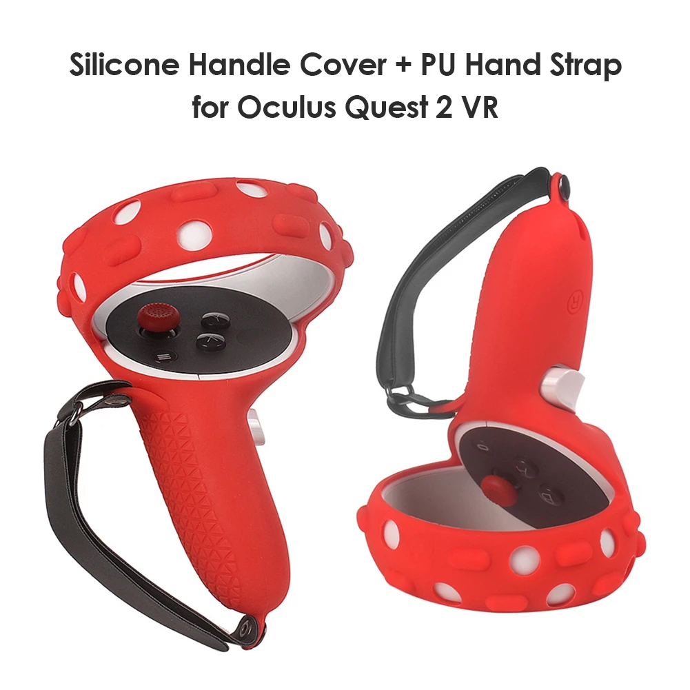 1 Pair Controller Protective Cover with Strap Handle Grip for Oculus Quest 2 VR Kit Protective Case Handle Grip
1 Pair Controller Protective Cover with Strap Handle Grip for Oculus Quest 2 VR Kit Protective Case Handle Grip
