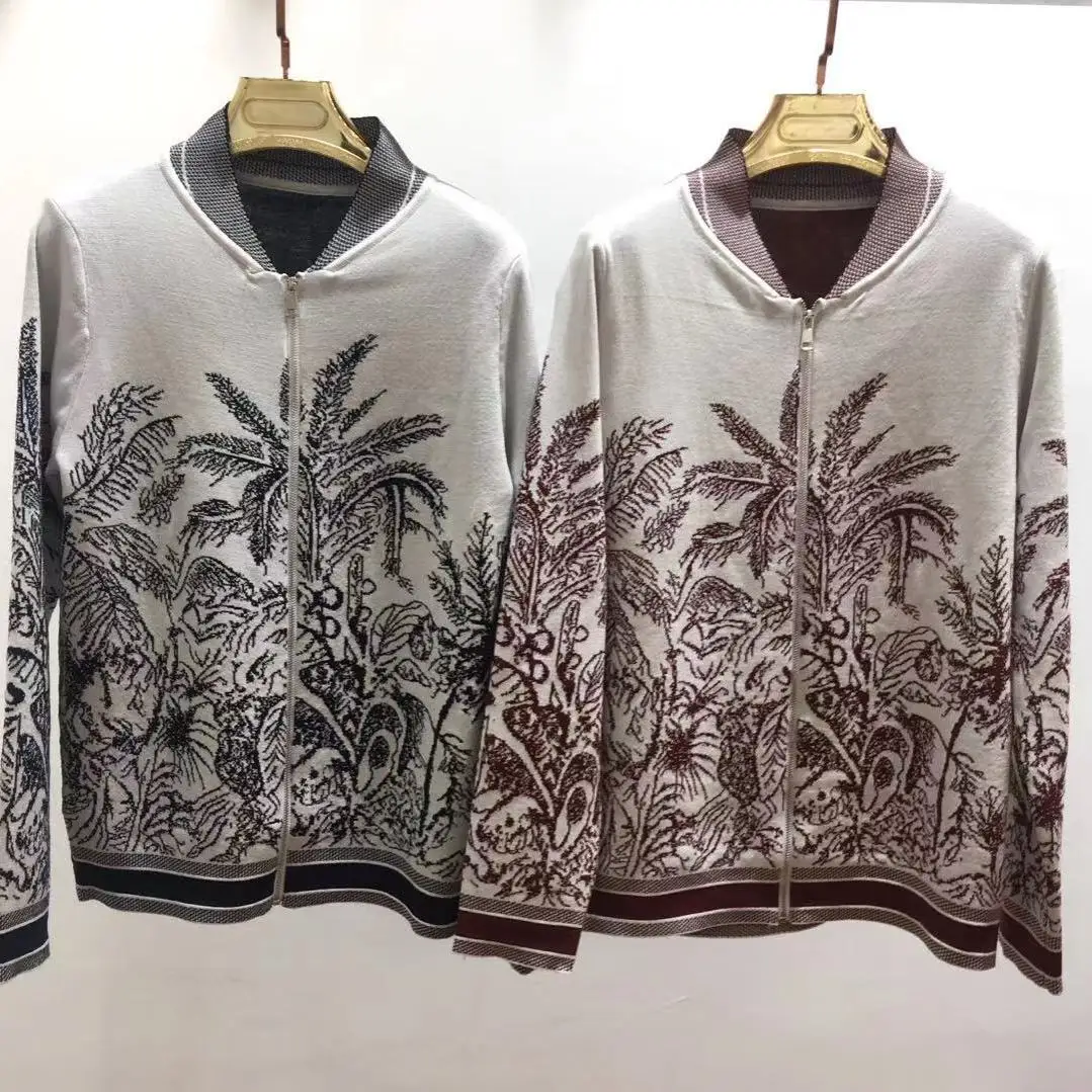 UVRCOS 2021 Summer New Fashion Coconut Landscape Jacquard Pattern T-Shirt Top Casual Zipper Cardigan Female
UVRCOS 2021 Summer New Fashion Coconut Landscape Jacquard Pattern T-Shirt Top Casual Zipper Cardigan Female
