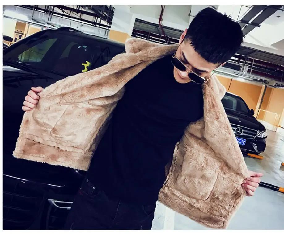 New Clothing M-2xl Men's Winter Double-breasted Plus Velvet Thick Cotton Jacket Men Personality Hairstylist Coat
New Clothing M-2xl Men's Winter Double-breasted Plus Velvet Thick Cotton Jacket Men Personality Hairstylist Coat