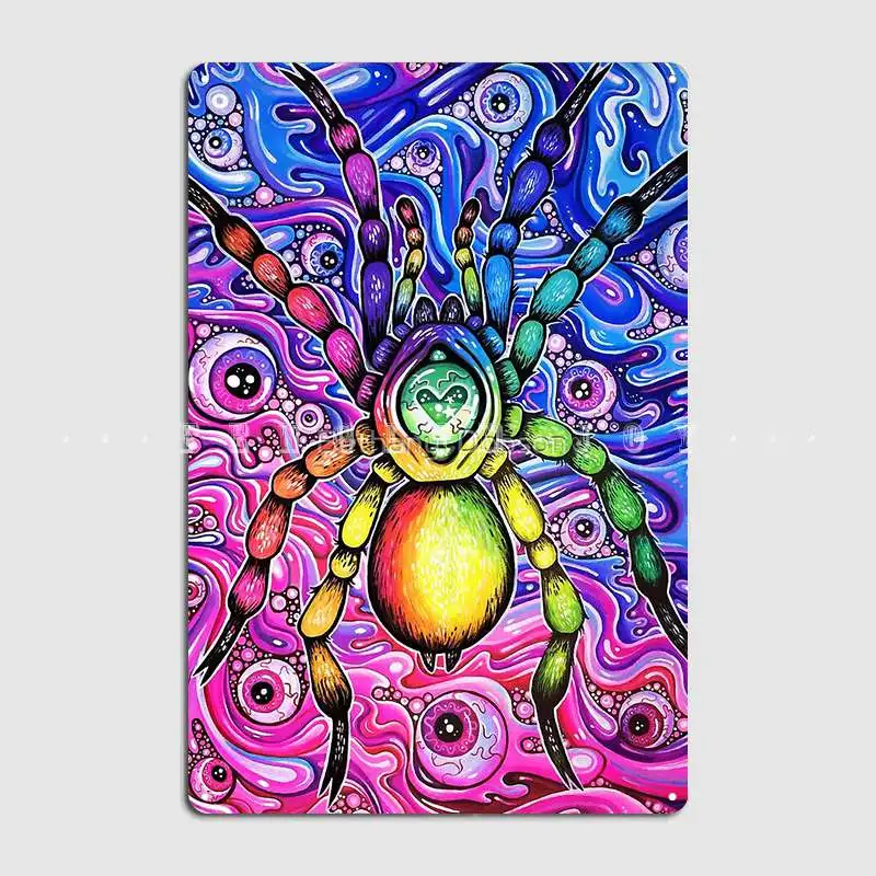 Металлический плакат Glitterspider для клуба гостиной, Классический фотографический плакат
Металлический плакат Glitterspider для клуба гостиной, Классический фотографический плакат