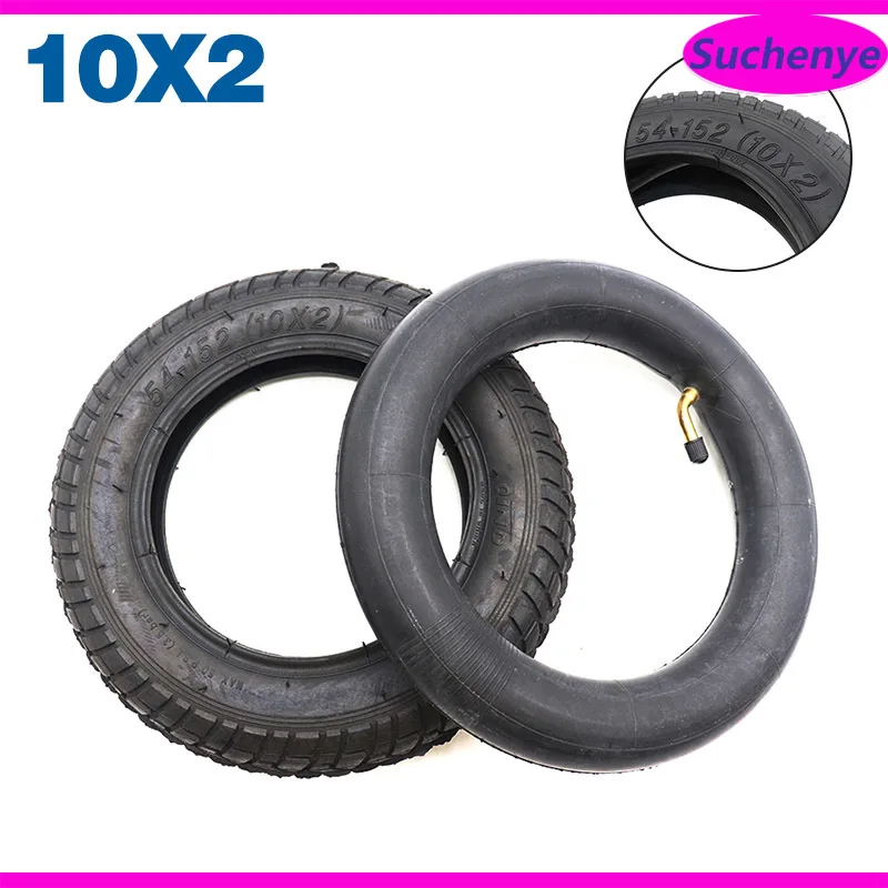 

10 inch 10x2(54-152) Rubber Tire Inner Tube Outer Tyre 10*2(54-152) Tire for Electric Scooter Bike Refit Motorcycle Parts