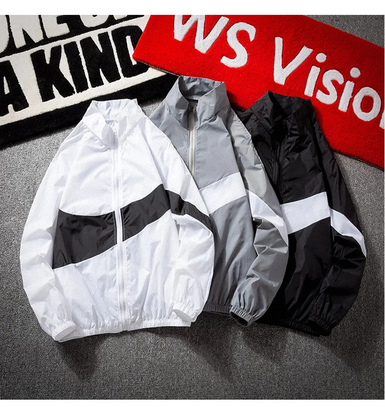 Summer 2020 new ins sportswear men's loose casual thin jacket trend personality contrast sunscreen trendy man
Summer 2020 new ins sportswear men's loose casual thin jacket trend personality contrast sunscreen trendy man