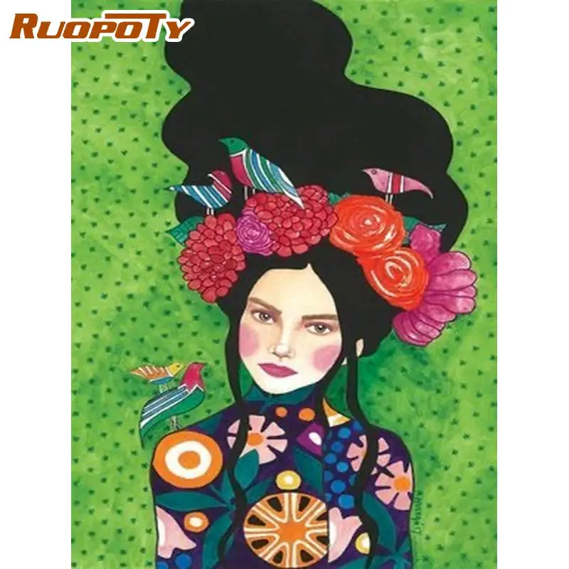 RUOPOTY 5d Diamond Embroidery Full Square/Round Mosaic Figure Woman Diamond Painting Cross Stitch Animals Modular Pictures
RUOPOTY 5d Diamond Embroidery Full Square/Round Mosaic Figure Woman Diamond Painting Cross Stitch Animals Modular Pictures