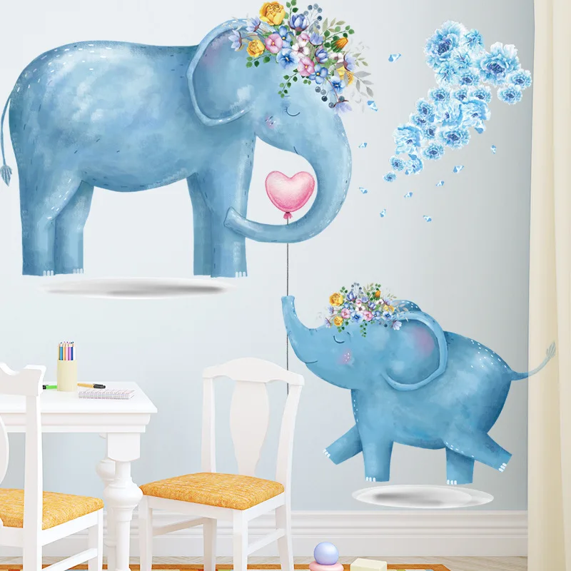 Cartoon Animals Elephant Wall Stickers Home Decor Bedroom Baby Room Decoration Nursery Vinyl Wall Decals Wallpaper
Cartoon Animals Elephant Wall Stickers Home Decor Bedroom Baby Room Decoration Nursery Vinyl Wall Decals Wallpaper