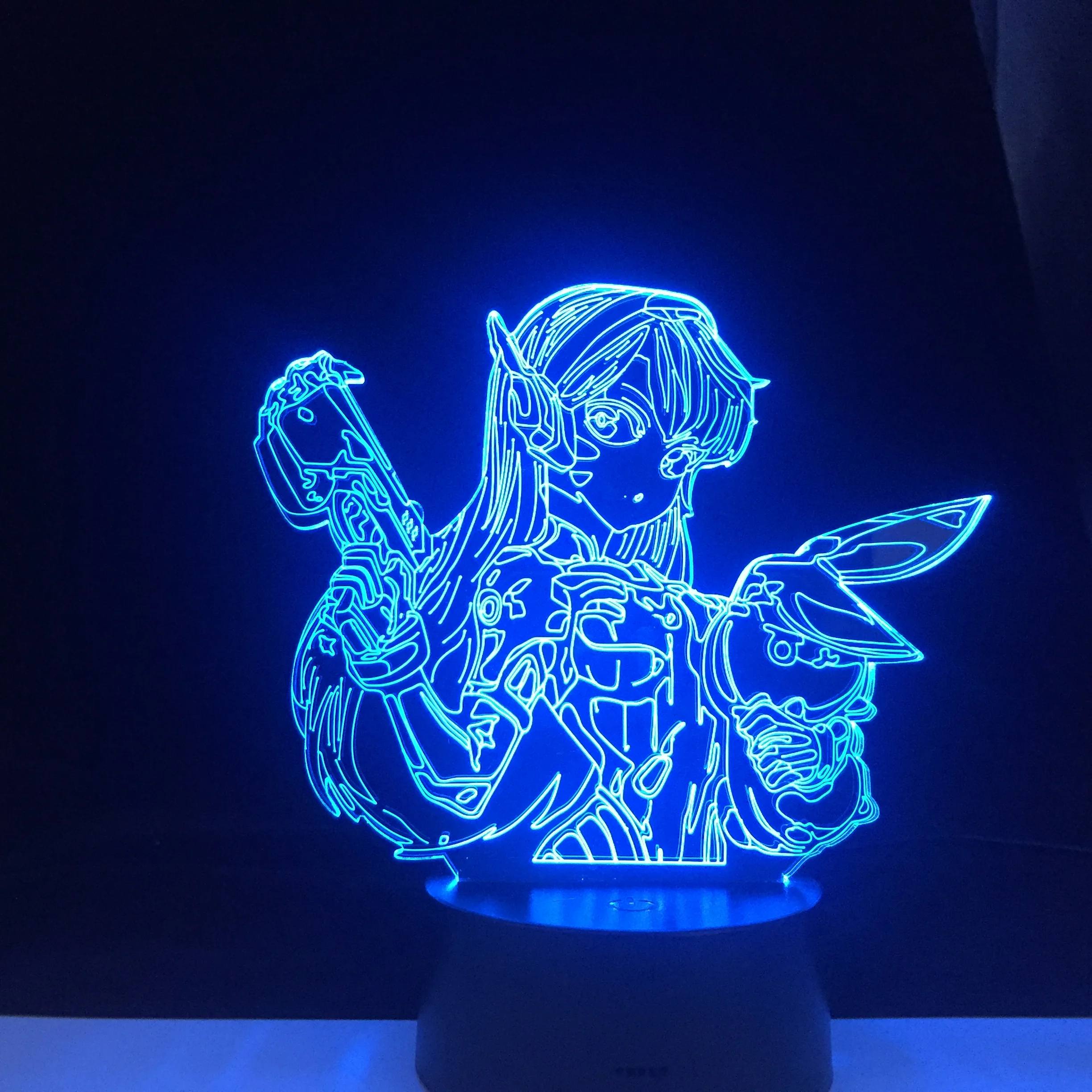 Game Overwatch DVA Figure 16 Colors Change LED Battery Powered Home Party Decoration 3d Acrylic Night Light Home Decor
Game Overwatch DVA Figure 16 Colors Change LED Battery Powered Home Party Decoration 3d Acrylic Night Light Home Decor