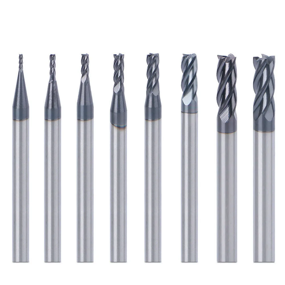 1-6mm CNC Lathe Milling Cutter End Mill Drill Bit 4Flutes Tungsten Steel Endmill 4 Blades End Mill For CNC Drilling Machine
1-6mm CNC Lathe Milling Cutter End Mill Drill Bit 4Flutes Tungsten Steel Endmill 4 Blades End Mill For CNC Drilling Machine