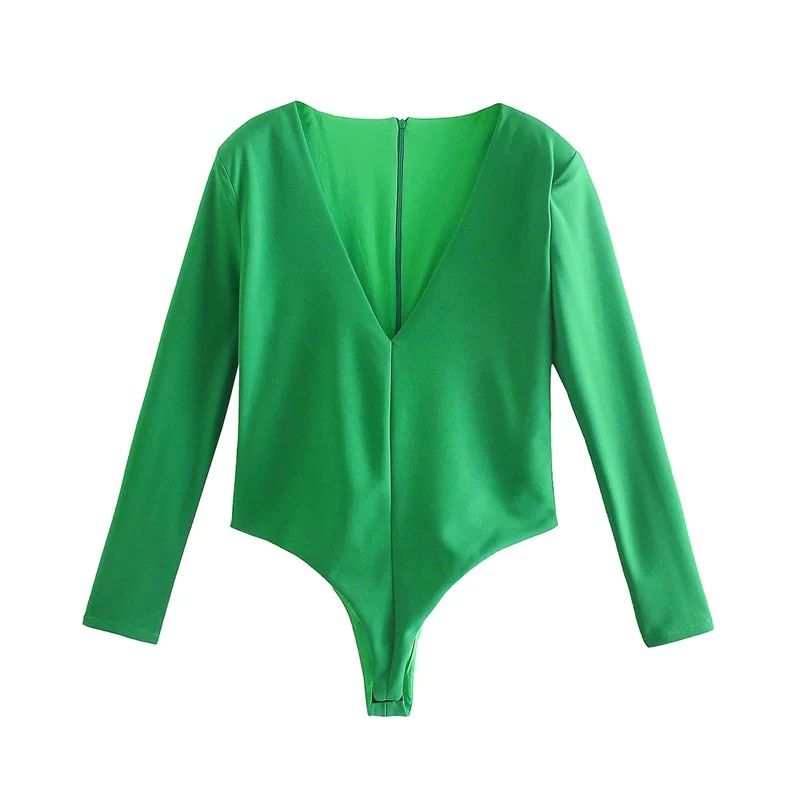 MESTTRAF женские 2021 сексуальные однотонные боди с плечевыми подушечками, винтажные женские комбинезоны с длинным рукавом и молнией сзади в стиле High Street
MESTTRAF женские 2021 сексуальные однотонные боди с плечевыми подушечками, винтажные женские комбинезоны с длинным рукавом и молнией сзади в стиле High Street