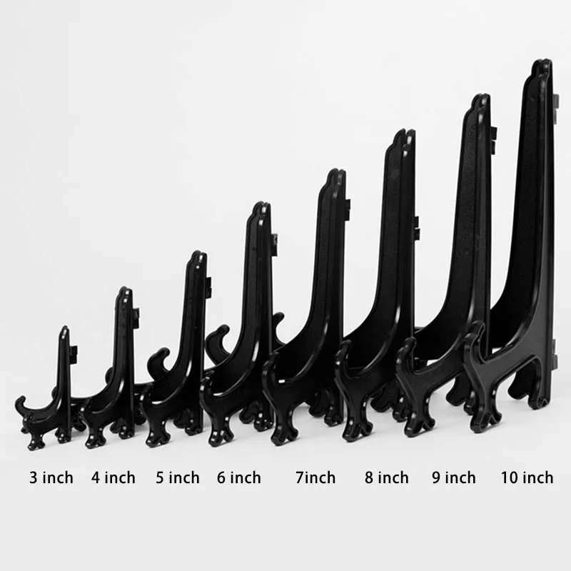 10 pcs/set black/Clear Plastic Easels Plate Holders Picture Frames Photo Book Pedestal Holder Portable Display Stand Stander
10 pcs/set black/Clear Plastic Easels Plate Holders Picture Frames Photo Book Pedestal Holder Portable Display Stand Stander