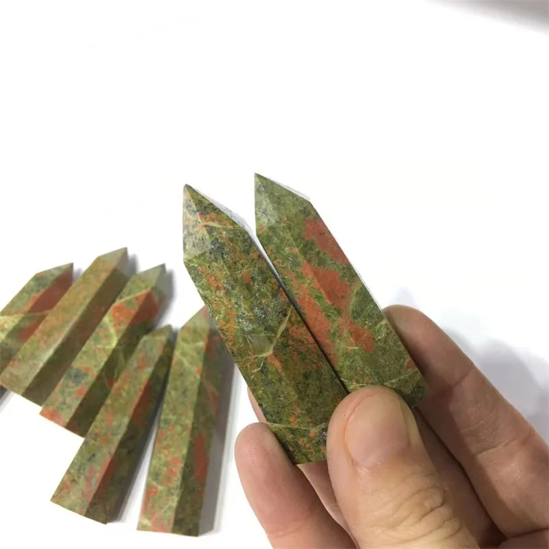 Unakite Wand Points Natural Stones Quartz Crystals Gemstones Healing Home Decoration
Unakite Wand Points Natural Stones Quartz Crystals Gemstones Healing Home Decoration