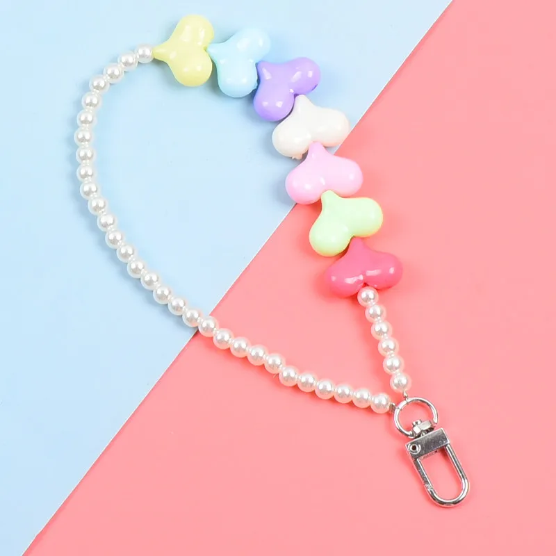 New Pearl Love Keychain Mobile Phone Straps U Disk Earphone Anti-lost Lanyard Factory Direct Sales
New Pearl Love Keychain Mobile Phone Straps U Disk Earphone Anti-lost Lanyard Factory Direct Sales