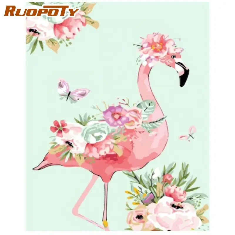 RUOPOTY 60x75cm Flamingo Animal DIY Painting By Numbers HandPainted Painting Canvas Colouring Artwork Home Decor Fun at Home
RUOPOTY 60x75cm Flamingo Animal DIY Painting By Numbers HandPainted Painting Canvas Colouring Artwork Home Decor Fun at Home