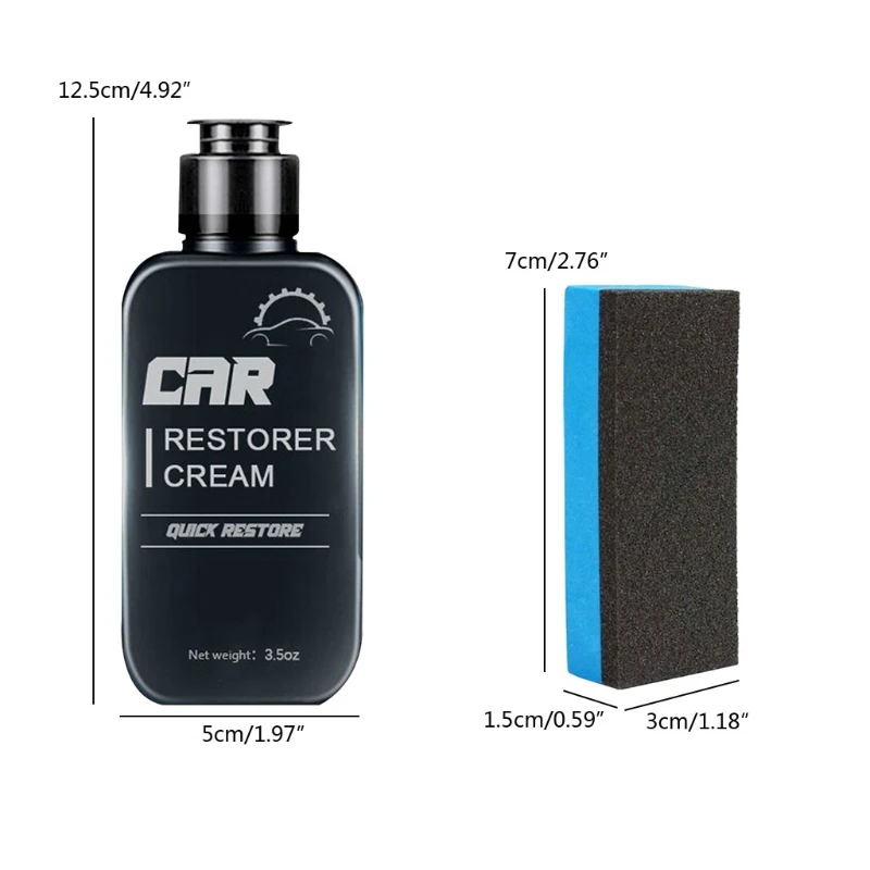 Multi-purpose Car Restorer Cream Refurbished Cream Powerful Cleaner for Leather Plastic Seat Console Home Furniture
Multi-purpose Car Restorer Cream Refurbished Cream Powerful Cleaner for Leather Plastic Seat Console Home Furniture