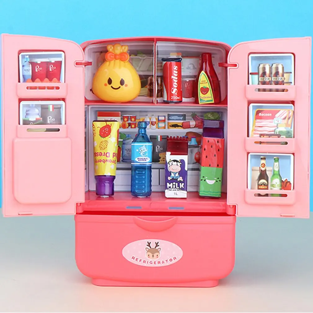 1 Set Puzzle Simulation Fun Smart Refrigerator Toys Home Appliances Children Pretend Play Double Door Fridge Kitchen Toy
1 Set Puzzle Simulation Fun Smart Refrigerator Toys Home Appliances Children Pretend Play Double Door Fridge Kitchen Toy