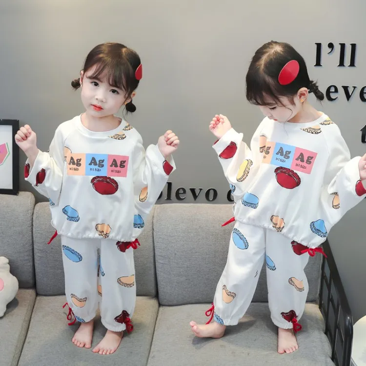 Print Shell Girls Pajamas Suit Loose Sleepwear cotton 2021 New Pajamas for Children girls clothing 2 to 8 years Homewear Suit
Print Shell Girls Pajamas Suit Loose Sleepwear cotton 2021 New Pajamas for Children girls clothing 2 to 8 years Homewear Suit