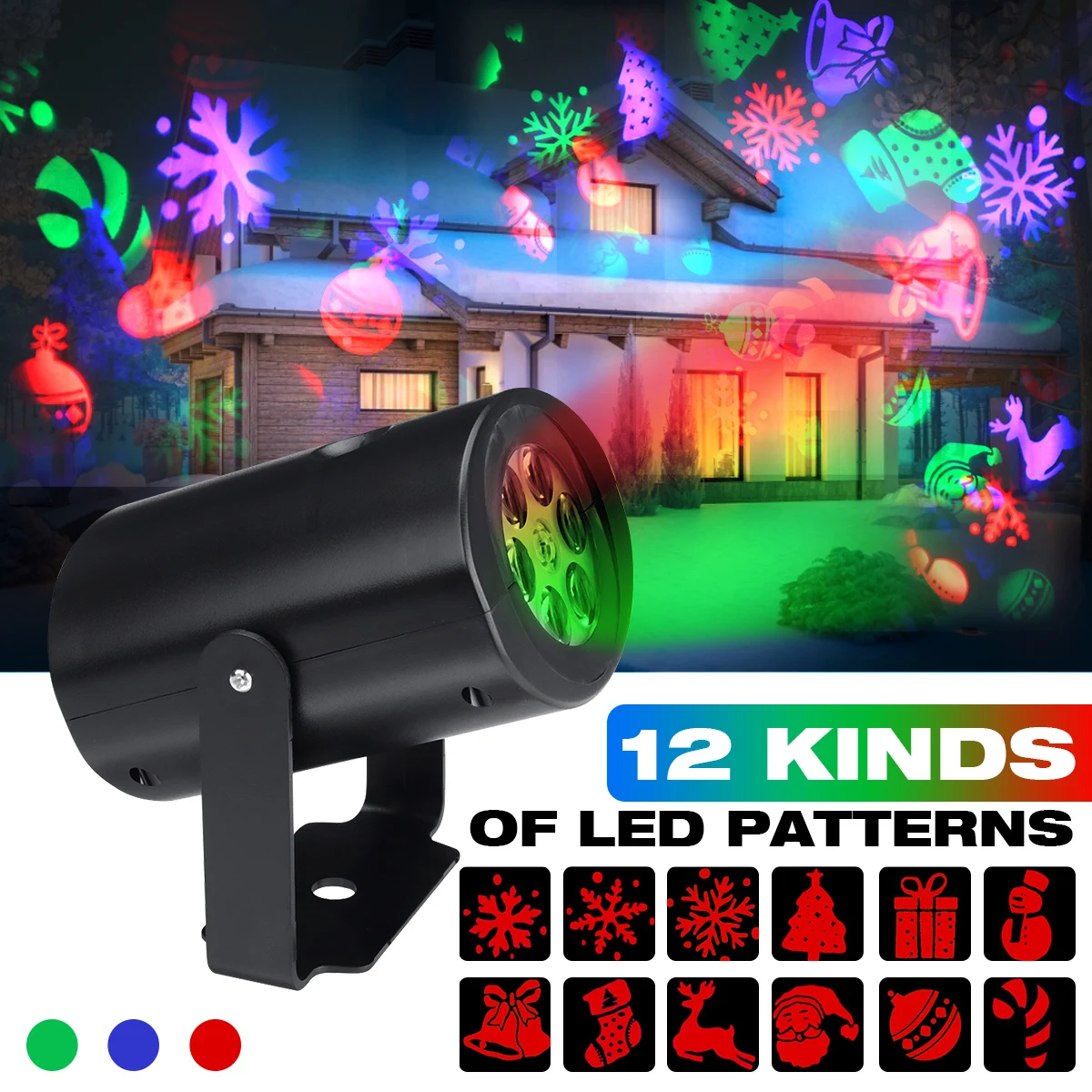LED Stage Lights LED snowflake light white snowstorm projector Christmas atmosphere holiday family party special lamp
LED Stage Lights LED snowflake light white snowstorm projector Christmas atmosphere holiday family party special lamp