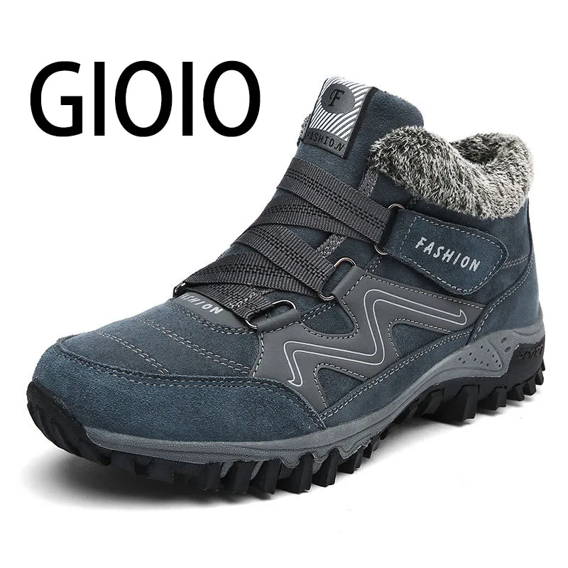 Leather Men Boots with Fur 2021 Ankle Boots Men Winter Work Casual Shoes Mens Sneakers Plush Warm High Top Rubber Snow Boots Men
Leather Men Boots with Fur 2021 Ankle Boots Men Winter Work Casual Shoes Mens Sneakers Plush Warm High Top Rubber Snow Boots Men