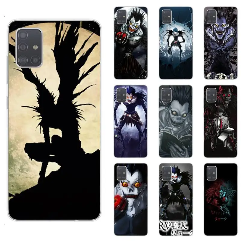 Death Note Ryuk Kira Phone Case For Samsung S5 S6 S7 S8 S9 S10 S20 plus lite A51 A71 A21S Transparent Cover
Death Note Ryuk Kira Phone Case For Samsung S5 S6 S7 S8 S9 S10 S20 plus lite A51 A71 A21S Transparent Cover