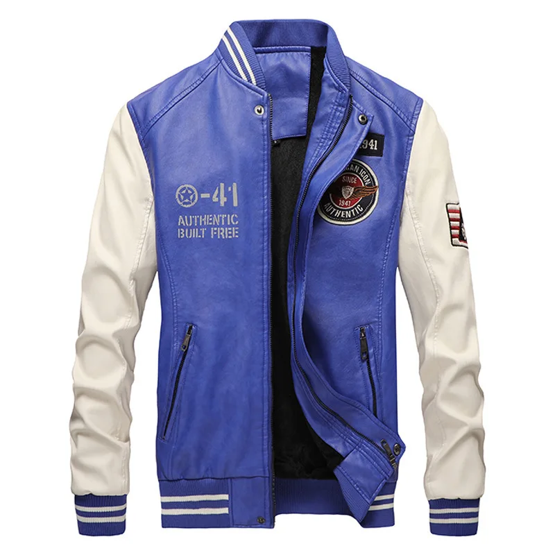 Mens PU Leather Jacket Men Motorcycle Winter Coat Man Warm Casual Leather Jackets Male Slim Fit Bomber Windbreaker Coat Big Size
Mens PU Leather Jacket Men Motorcycle Winter Coat Man Warm Casual Leather Jackets Male Slim Fit Bomber Windbreaker Coat Big Size