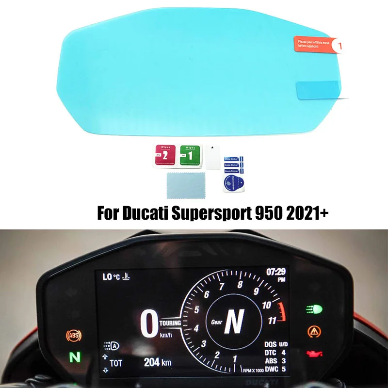 For Ducati Supersport 950 2021+ Motorcycle Cluster Scratch Protection Instrument Speedometer Film Screen Protector Sticker
For Ducati Supersport 950 2021+ Motorcycle Cluster Scratch Protection Instrument Speedometer Film Screen Protector Sticker