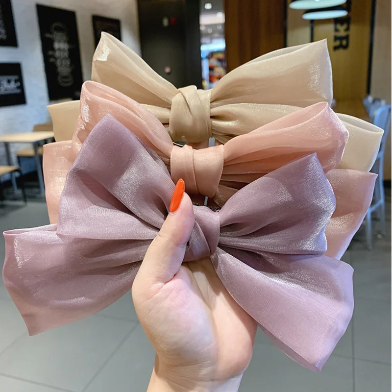 2021 Satin Bow Hairpin Women's Net Red Hair Accessories Back Of The Head Clip Broken Korean Girl Bangs Clip Top Clip
2021 Satin Bow Hairpin Women's Net Red Hair Accessories Back Of The Head Clip Broken Korean Girl Bangs Clip Top Clip