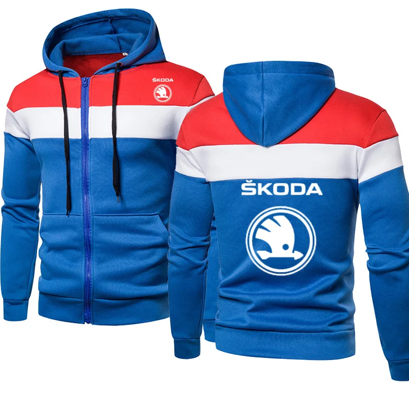 Spring Autumn Men's Zip Jacket Skoda Car Logo Printing Casual Splicing Men's Sweatshirt High Quality Cotton Men's jackets
Spring Autumn Men's Zip Jacket Skoda Car Logo Printing Casual Splicing Men's Sweatshirt High Quality Cotton Men's jackets