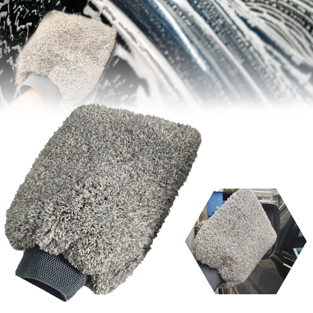 Car Wash Mitt Car Cleaning Tool No Lint No Scratch Super Absorbent Microfiber Glove Cleaning Brush Home Sponges Cloths Brushes
Car Wash Mitt Car Cleaning Tool No Lint No Scratch Super Absorbent Microfiber Glove Cleaning Brush Home Sponges Cloths Brushes