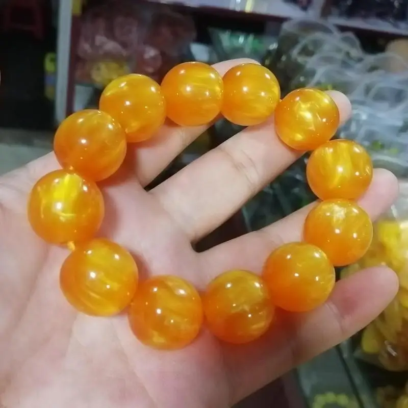 Натуральный Балтийский Янтарный эластичный браслет для мужчин и женщин, 18 мм, масло Янтарный, бусины, бисерные браслеты мед, воск Янтарный
Натуральный Балтийский Янтарный эластичный браслет для мужчин и женщин, 18 мм, масло Янтарный, бусины, бисерные браслеты мед, воск Янтарный