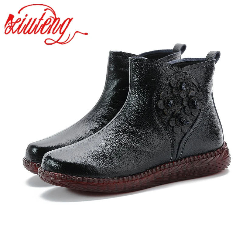 XT Autumn Women's Shoes Leather Boots Women's Fashion Winter Boots Women's Flat Shoes Non-slip Warm Platform Shoes Women 2021
XT Autumn Women's Shoes Leather Boots Women's Fashion Winter Boots Women's Flat Shoes Non-slip Warm Platform Shoes Women 2021
