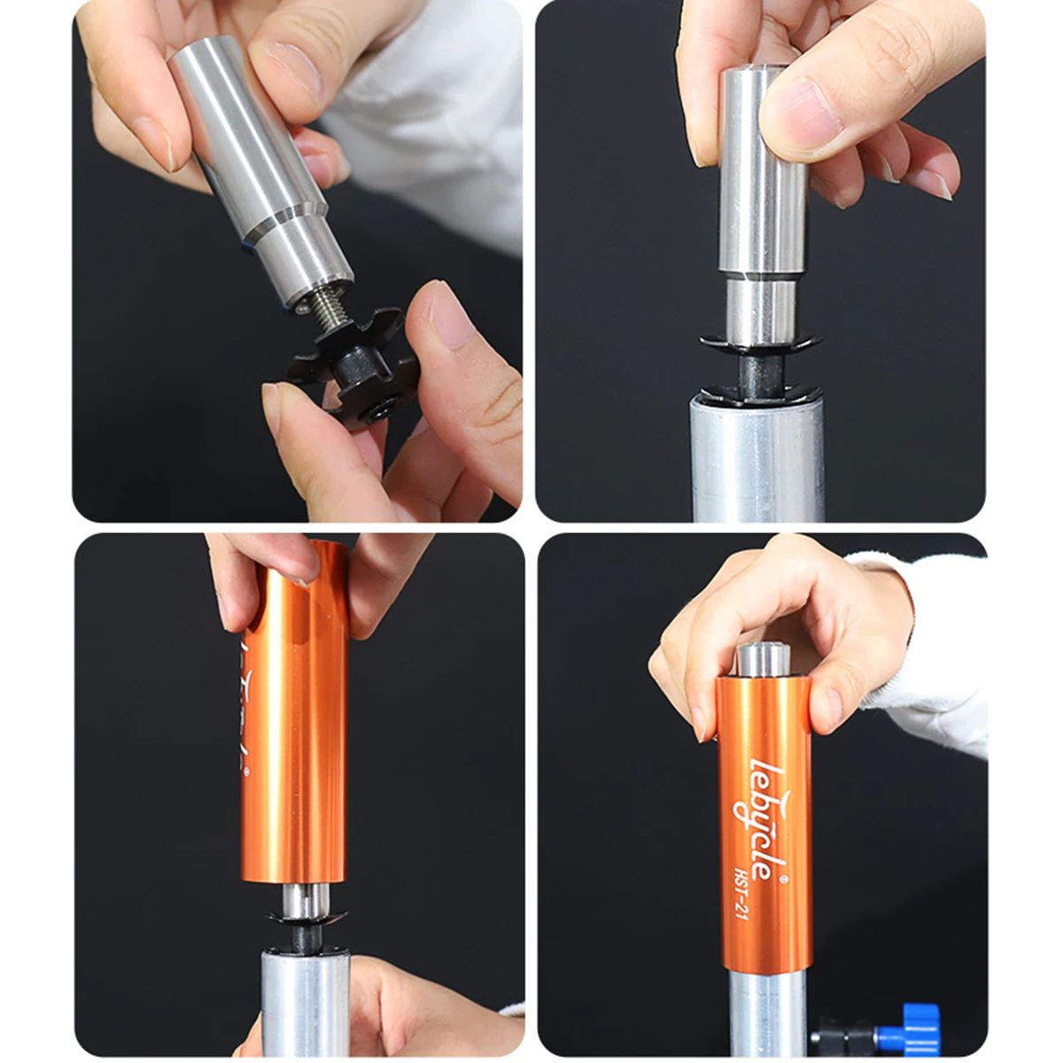 Mountain Bike Bicycle Front Fork Inner Tube Star Nut Installation Tool 1-1/8inch Stainless Steel Screws Nut Installation Tools
Mountain Bike Bicycle Front Fork Inner Tube Star Nut Installation Tool 1-1/8inch Stainless Steel Screws Nut Installation Tools