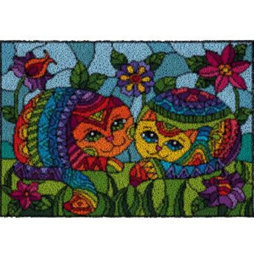 Latch hook rug kits with Pre-Printed Pattern for Adults Canvas for embroidery Knotted carpet include hook Home decoration
Latch hook rug kits with Pre-Printed Pattern for Adults Canvas for embroidery Knotted carpet include hook Home decoration