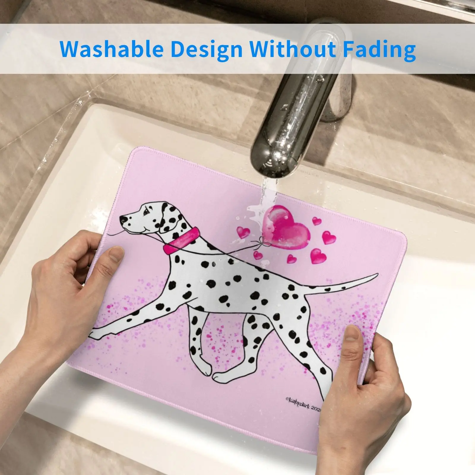 Dalmatian & Hearts Mouse Pad DIY Print Dalmatian Cute Dog Valentine Dalentine Hearts 
Dalmatian & Hearts Mouse Pad DIY Print Dalmatian Cute Dog Valentine Dalentine Hearts