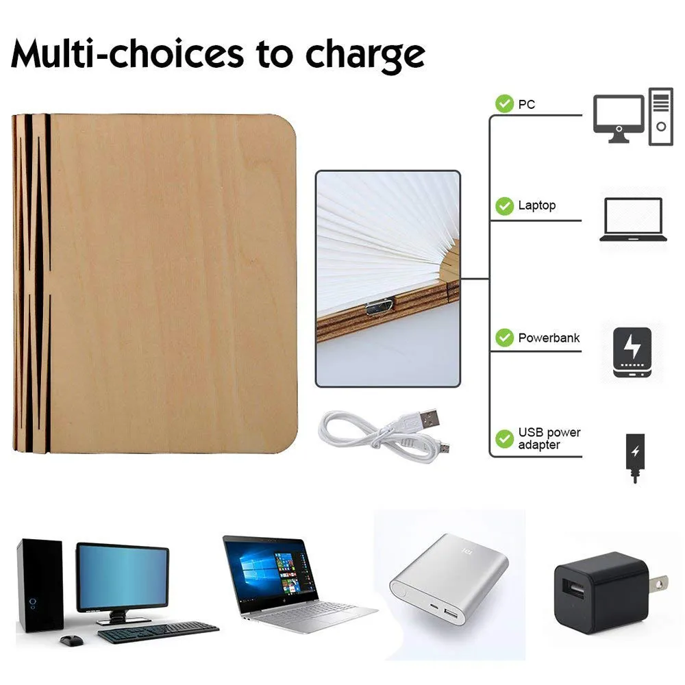 USB Creative Personality Book Lamp Wooden Folding Book Colorful Led Lamp Home Decoration Atmosphere Lamp Fun Birthday Gift
USB Creative Personality Book Lamp Wooden Folding Book Colorful Led Lamp Home Decoration Atmosphere Lamp Fun Birthday Gift