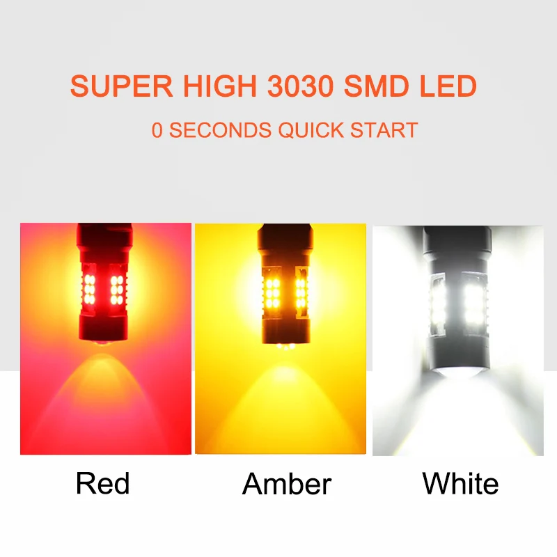 NLpearl 2x Signal Lamp Bay15d Led 1157 P21/5w Car Bulb 3030 SMD P21w Led Ba15s 1156 Py21w Bau15s Turn Brake Backup Light 12V
NLpearl 2x Signal Lamp Bay15d Led 1157 P21/5w Car Bulb 3030 SMD P21w Led Ba15s 1156 Py21w Bau15s Turn Brake Backup Light 12V
