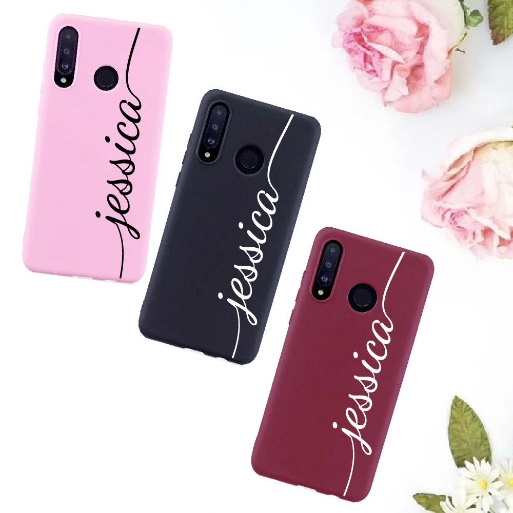 Fashion Cursive Personalized Customize Name Silicone Candy Phone Case For Huawei Honor Mate 10 20 Nova P20 P30 P40 P Smart
Fashion Cursive Personalized Customize Name Silicone Candy Phone Case For Huawei Honor Mate 10 20 Nova P20 P30 P40 P Smart