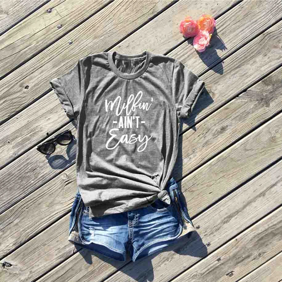 Milfin aint easy unisex women fashion grunge mother day gift funny slogan cotton casual tumblr party style t shirt tee-K992 
Milfin aint easy unisex women fashion grunge mother day gift funny slogan cotton casual tumblr party style t shirt tee-K992