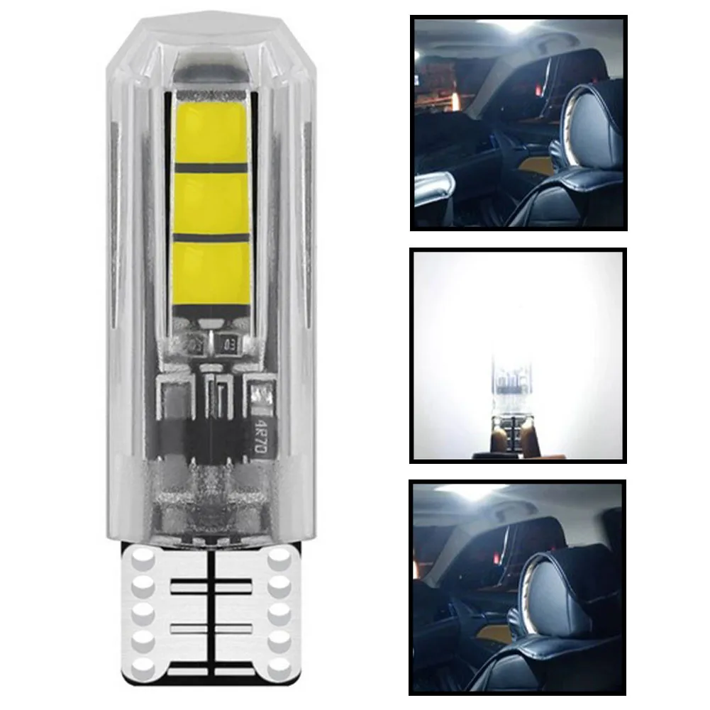 2 Packs Car LED Width Light T10 6SMD 3030 Decoding High Brightness License Plate Light Reversing Light Car Light White
2 Packs Car LED Width Light T10 6SMD 3030 Decoding High Brightness License Plate Light Reversing Light Car Light White