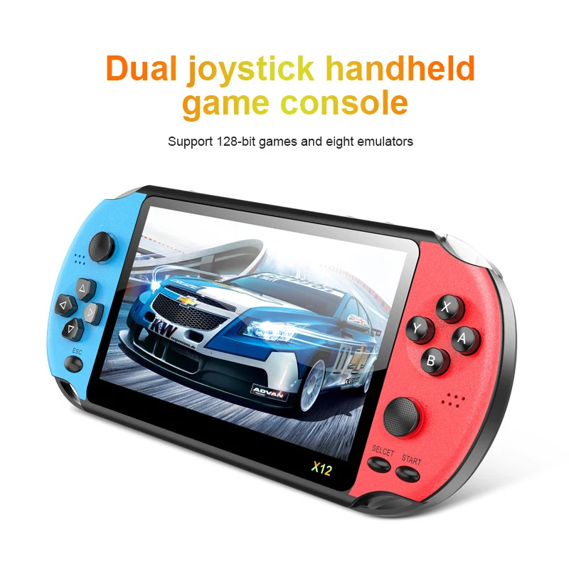 Хит продаж! X12 5,1 дюймовый портативный Ретро игровой видеоплеер, игровые консоли с двойным балансиром, встроенные 2000 + игр, поддержка TF карты
Хит продаж! X12 5,1 дюймовый портативный Ретро игровой видеоплеер, игровые консоли с двойным балансиром, встроенные 2000 + игр, поддержка TF карты