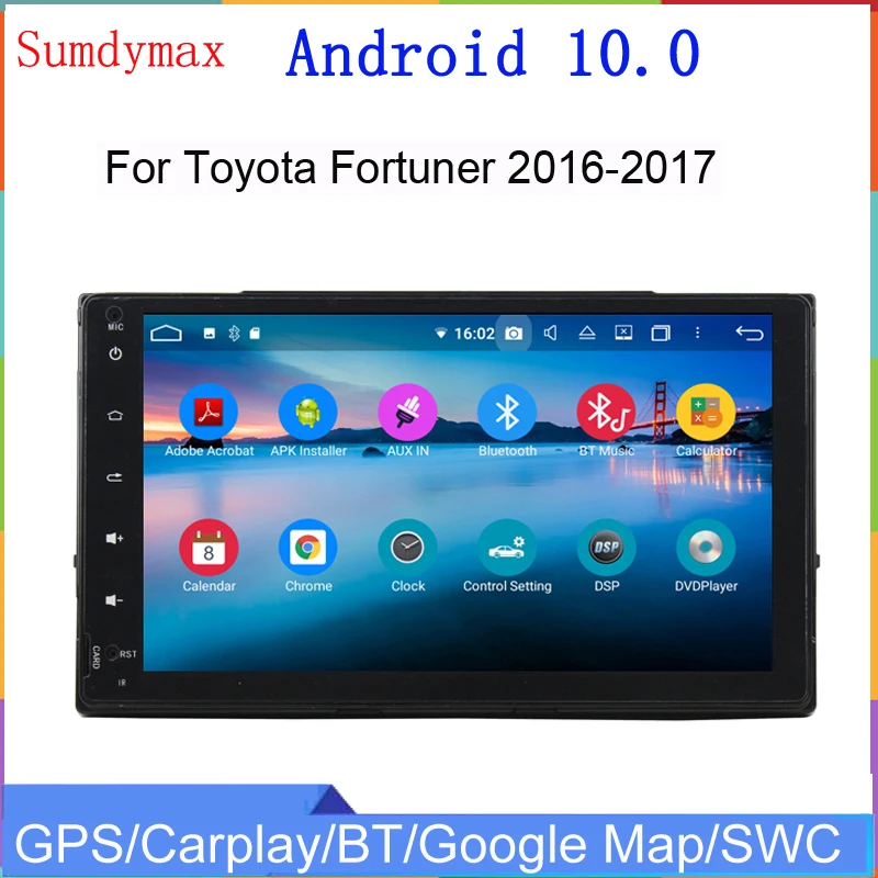 9" android 10 car radio for Toyota Fortuner 2016-2017 car multimedia gps navigation player audio stereo DSP headunit Carplay
9" android 10 car radio for Toyota Fortuner 2016-2017 car multimedia gps navigation player audio stereo DSP headunit Carplay