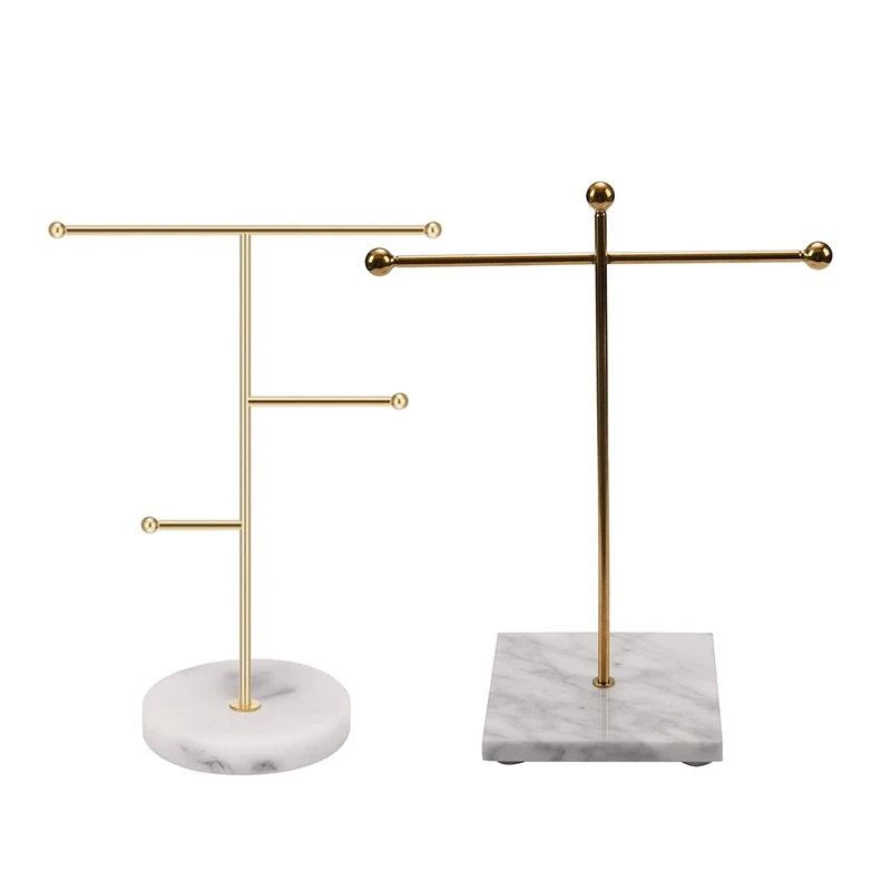 2 Pcs Simple Decorative Jewelry Necklace Stand Display Stand, 10 X 26 X 18.5cm & 10 X 23 X 19cm
2 Pcs Simple Decorative Jewelry Necklace Stand Display Stand, 10 X 26 X 18.5cm & 10 X 23 X 19cm