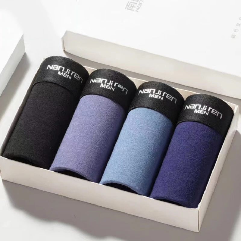 4pcs Men'S Underwear Boxer Short Cotton Antibacterial Comfortable Mid-Waist Breathable Large Size Men'S Boxer Shorts
4pcs Men'S Underwear Boxer Short Cotton Antibacterial Comfortable Mid-Waist Breathable Large Size Men'S Boxer Shorts