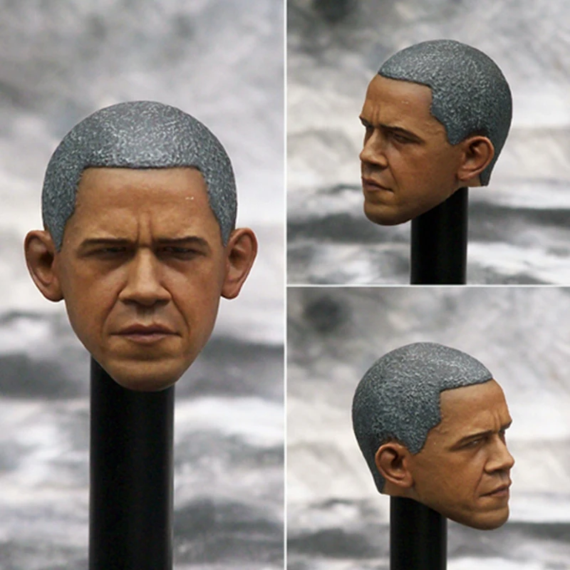 1/6 Scale Action & Toy Figures Male Head Sculpt Model US Barack Obama Head Sculpture Fit 12" Veryhot Hottoys Body 
1/6 Scale Action & Toy Figures Male Head Sculpt Model US Barack Obama Head Sculpture Fit 12" Veryhot Hottoys Body