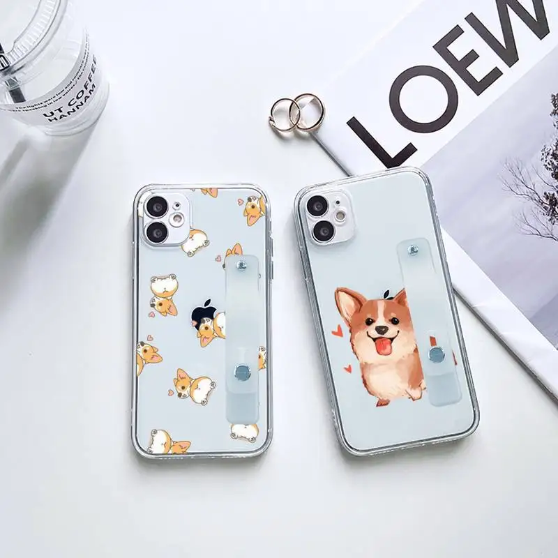 Cute Corgi Butt Animal Puppy Phone Case Wrist Strap For iPhone 7 8 11 12 X XS XR MINI Pro Max Plus Hand Band Transparent Clear
Cute Corgi Butt Animal Puppy Phone Case Wrist Strap For iPhone 7 8 11 12 X XS XR MINI Pro Max Plus Hand Band Transparent Clear