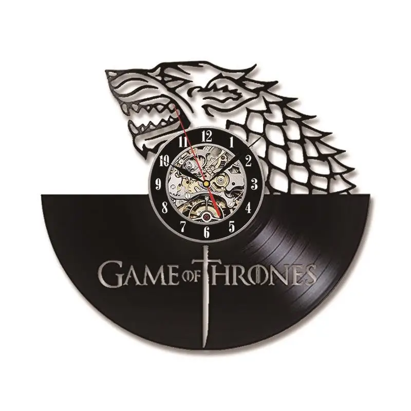 Thrones Vinyl Record Wall Lamp Clock Home Bar Decor Quartz Movemen Crafts Decor 7colors Light
Thrones Vinyl Record Wall Lamp Clock Home Bar Decor Quartz Movemen Crafts Decor 7colors Light
