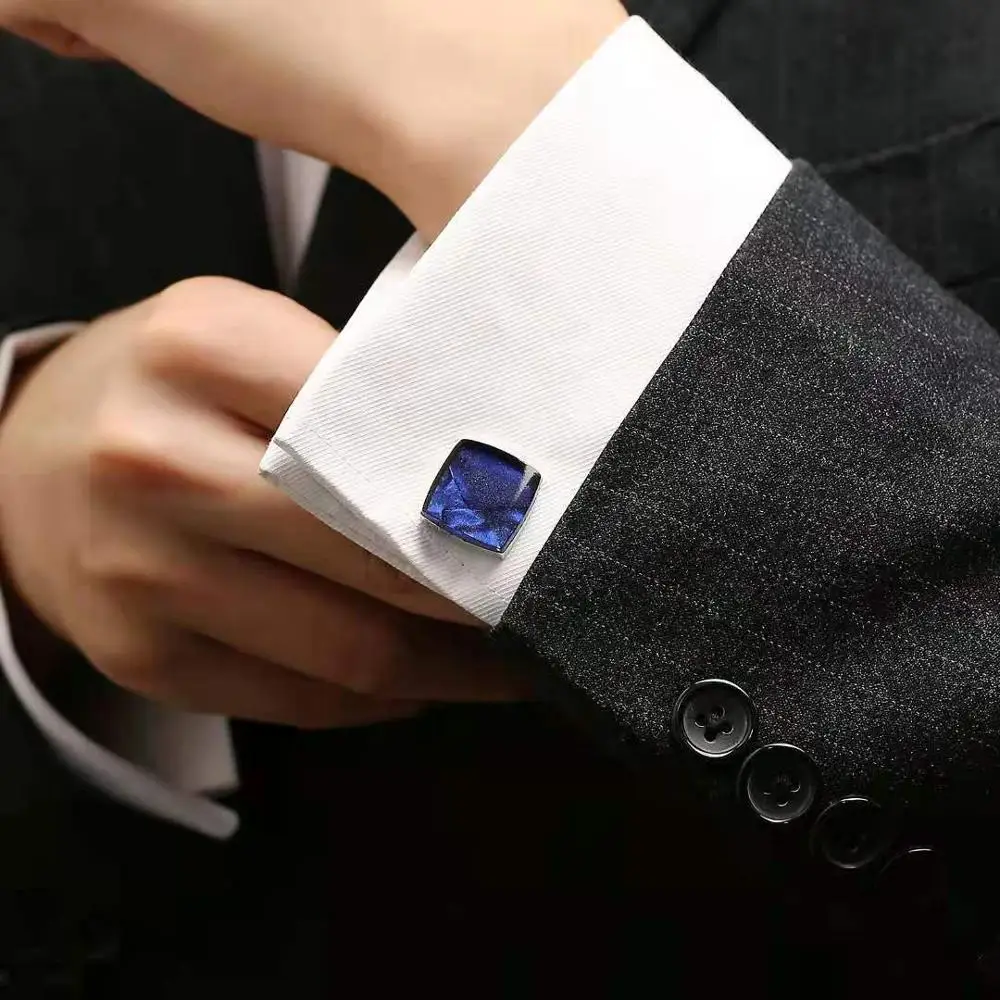 High quality starry blue square cufflinks, men's French shirt cufflinks, brand clothes, fashion accessories, gifts
High quality starry blue square cufflinks, men's French shirt cufflinks, brand clothes, fashion accessories, gifts