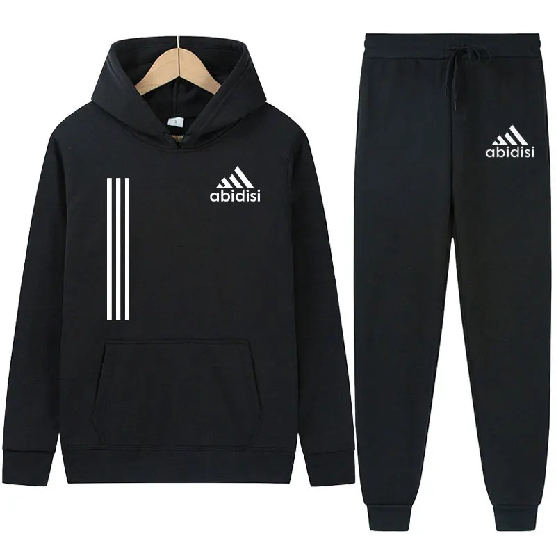 Autumn Winter Brand Two Pieces Sets Thick hoodies Tracksuit Men Sportswear Gyms Fitness Training Hoodies Sweatshirts 
Autumn Winter Brand Two Pieces Sets Thick hoodies Tracksuit Men Sportswear Gyms Fitness Training Hoodies Sweatshirts